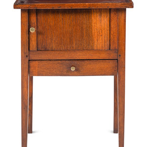 A French Tambour Door Side Table