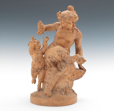 A French Terracotta Figural Group