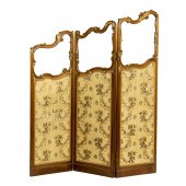 A FRENCH THREE-PANEL PARTIAL G