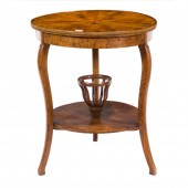 A FRENCH TIERED AND BOOK MATCH