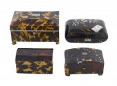 A FRENCH TORTOISESHELL PURSE A
