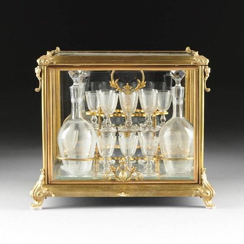 A FRENCH TWENTY-TWO PIECE GILT