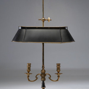 A French Two-Light Bouillotte Table