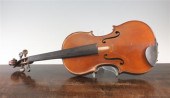 A French violin with 14 inch t