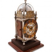 A French Wood and Silver-Plate