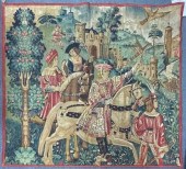 A French woven tapestry, in th