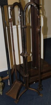 A French wrought iron companio