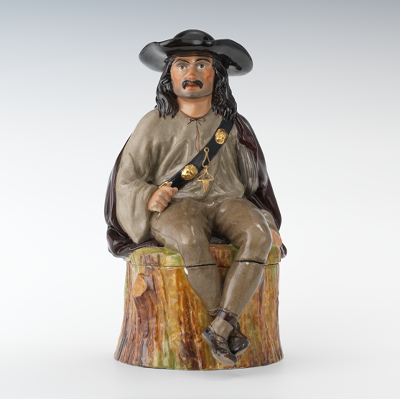 A Full Figural Seated Explorer