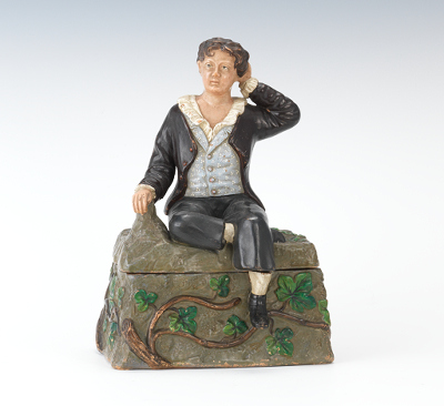 A Full Figural Tobacco Jar of