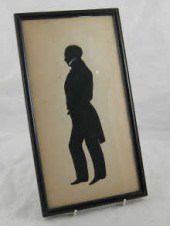 A full length cut silhouette p