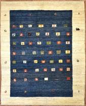 A GABBEH RUG, POST 1950A Gabbe