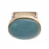 A GABRIEL OFIESH CABOCHON AQUA
