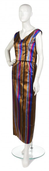 A Galanos Multicolor Stripe Pr
