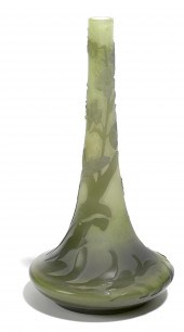 A Gall cameo glass vase circa