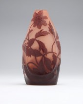 A Galle cameo glass cabinet va
