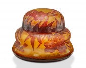 A GALLé CAMEO GLASS "HIBISCUS"