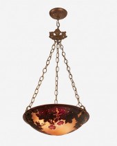 A GALLé CAMEO GLASS PENDANT CH
