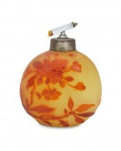 A GALLé CAMEO GLASS "POMMIER J