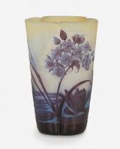 A GALLé CAMEO GLASS "POND LILY