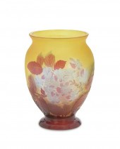 A GALLé CAMEO GLASS VASEA Gall