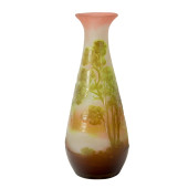 A GALLE CAMEO GLASS VASE<br>A