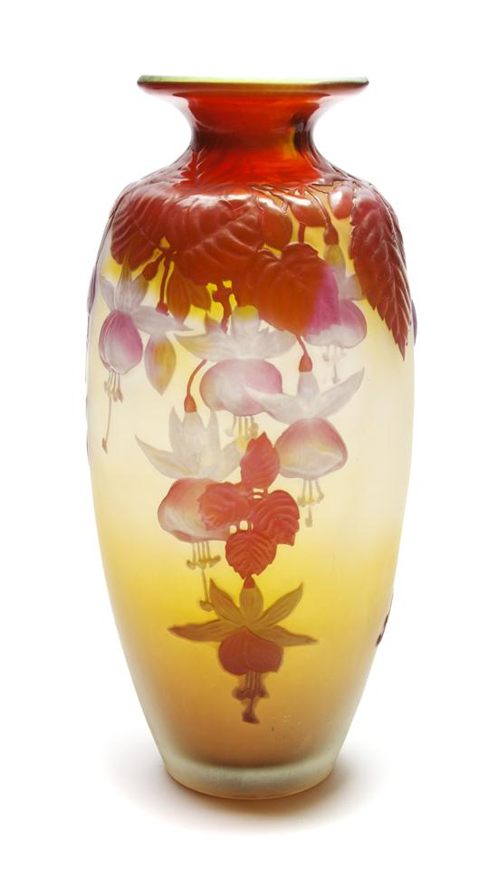 A Galle Mold Blown Cameo Glass