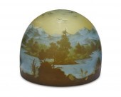 A GALLé-STYLE CAMEO GLASS LAMP