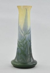 A Galle Valle Cameo Glass Vase