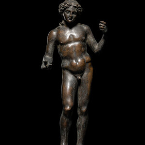 A Gallo-Roman Bronze Apollo Circa