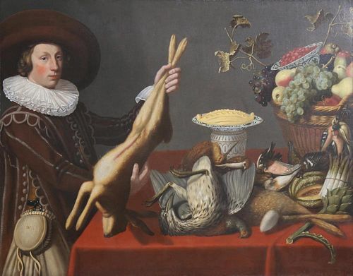 A GAME STILL LIFE WITH A YOUNG