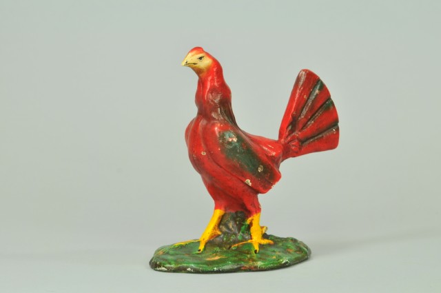 a/ GAMECOCK DOORSTOP Hubley cast