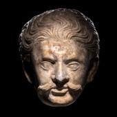 A Gandharan Stucco Head of a S