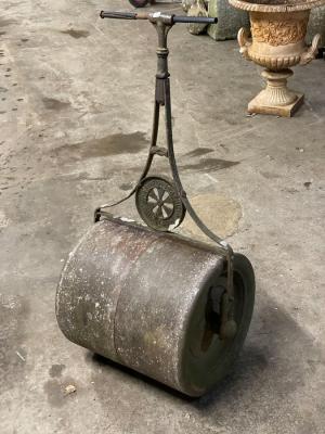 A garden roller by Sharpe of