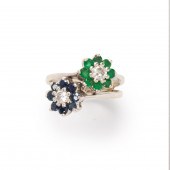 A GEMSTONE AND FOURTEEN KARAT