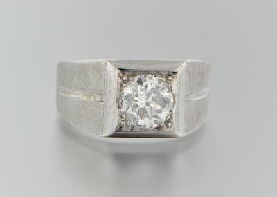 A Gentleman's 1.5 Carat Diamond