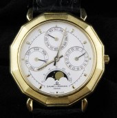 A gentleman's 18ct gold Baume