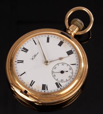 A gentleman's 18ct gold pocket