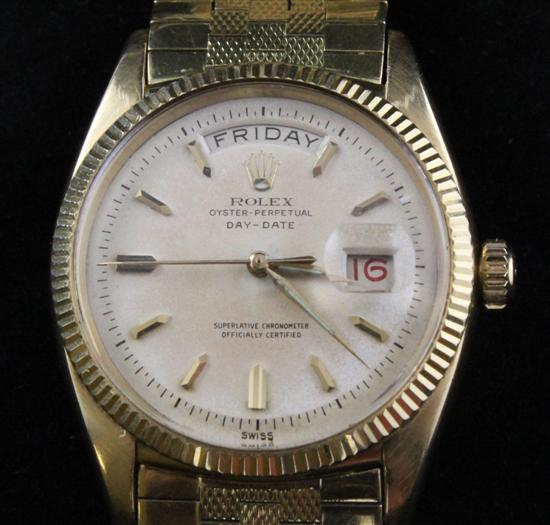 A gentleman's 18ct gold Rolex
