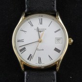 A gentleman's 9ct gold Longine