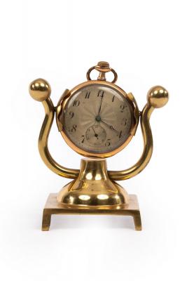 A gentleman's 9ct gold open-faced