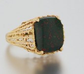 A Gentleman's Bloodstone Ring