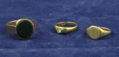 A gentleman's bloodstone set s
