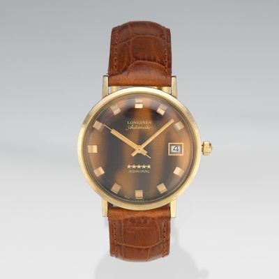 A Gentleman's Longines 14k Gold