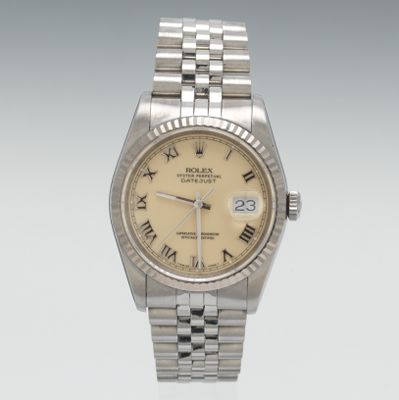 A Gentleman's Rolex Stainless Steel