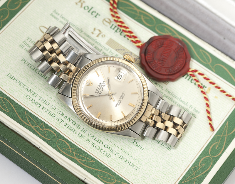 A gentleman's stainless steel and