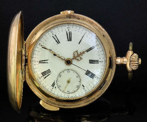 A gentleman's Swiss 14ct gold cased