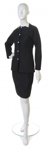 A Geoffrey Beene Black Cotton