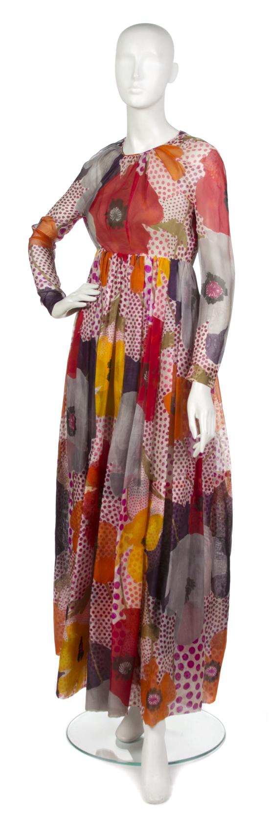 A Geoffrey Beene Multicolor Printed