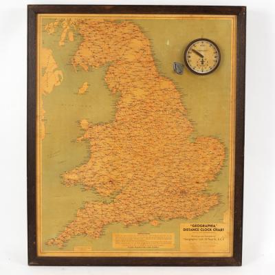 A Geographia Distance Clock