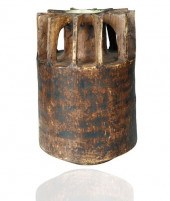 A GEOMETRIC STONEWARE VASE, PI